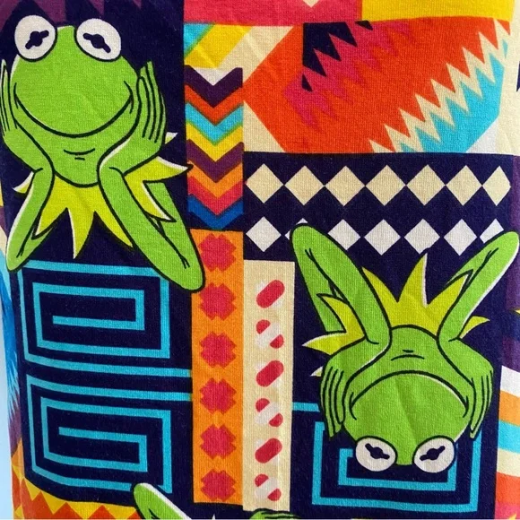 Kermit The Frog Aztec Classic LulaRoe TShirt - Picture 5 of 6
